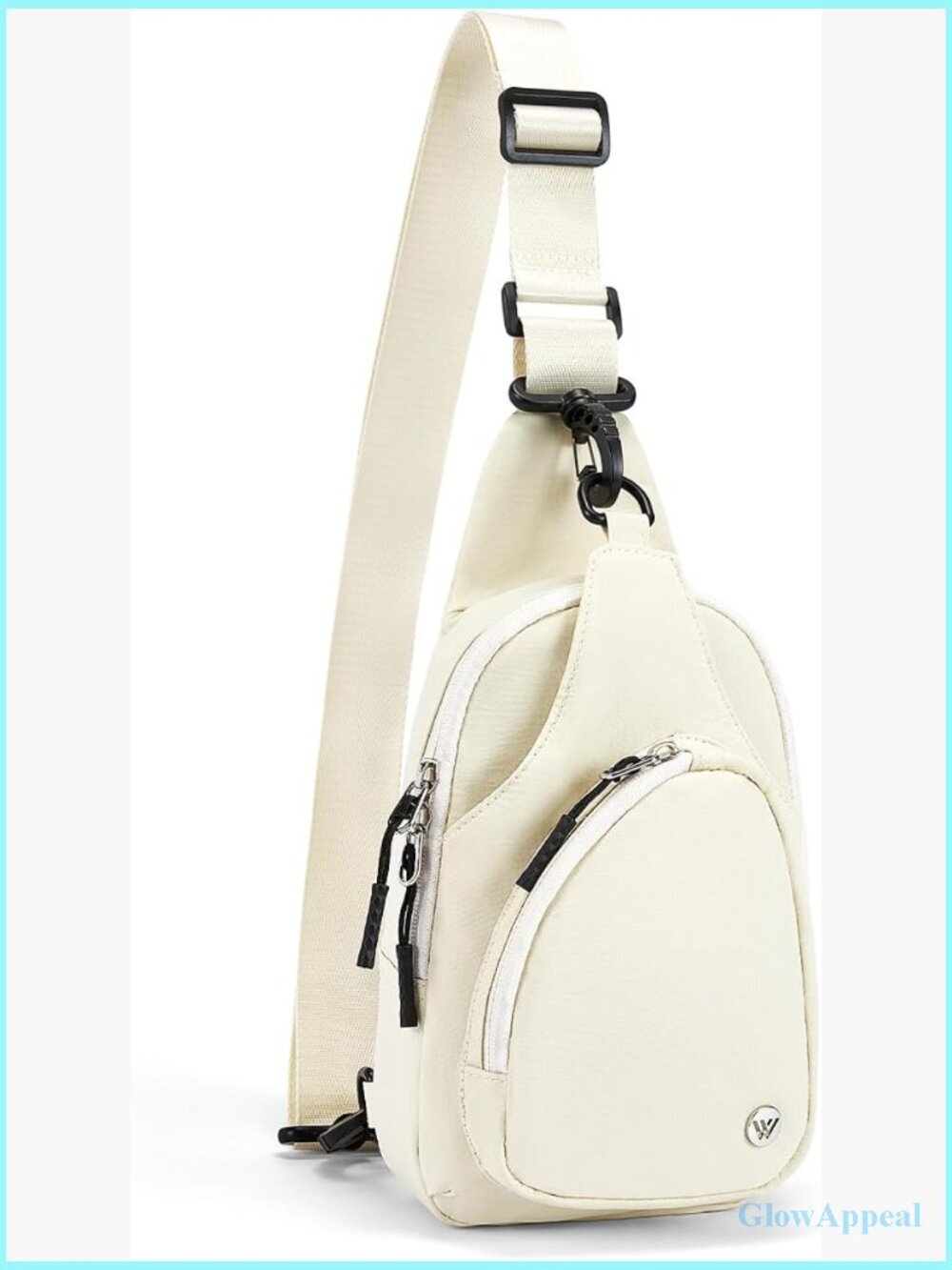 Nylon Crossbody Sling Bag Lightweight Travel Casual